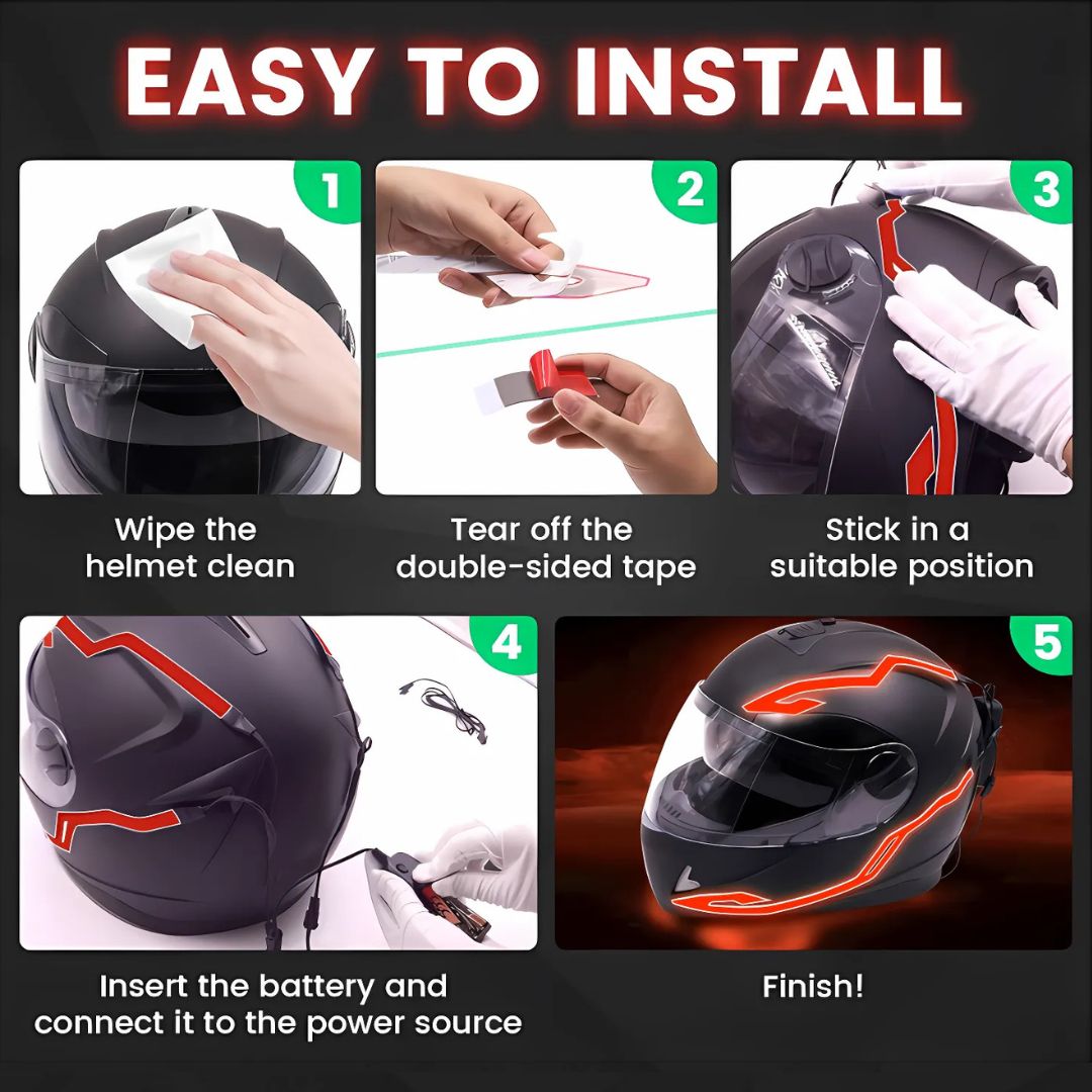 Moto Helmet Light Strip - VIP Exclusive Product