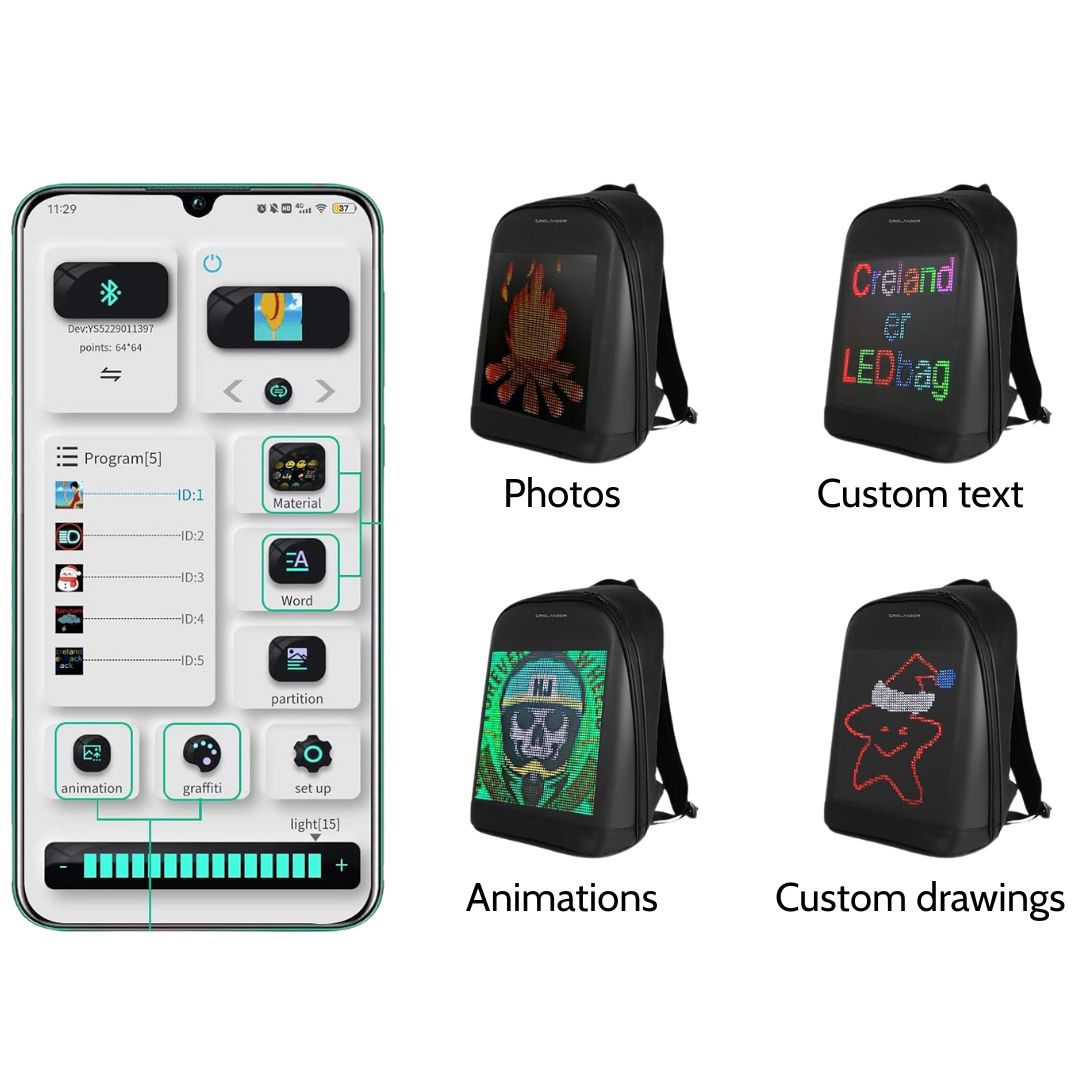 Moto LED Backpack - VIP Exclusive Product